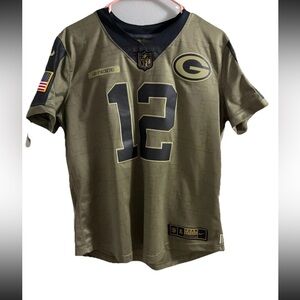 Aaron Rodgers Nike Salute To Service Jersey Size Large Green Bay Packers Stitch